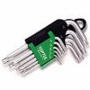 Bộ chìa lục giác đầu sao 9 món ngắn TOPTUL GAAL0913 3 Bộ chìa lục giác đầu sao 9 món ngắn TOPTUL GAAL0913