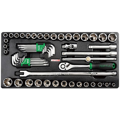 Bộ dụng cụ sửa chữa 52 chi tiết Toptul GZC-5702