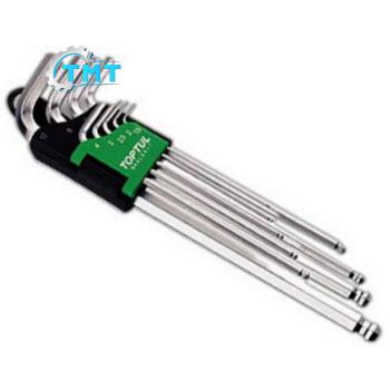 Bộ lục giác đầu bi 9 món dài Toptul GAAL0917 1 Bộ lục giác đầu bi 9 món dài Toptul GAAL0917