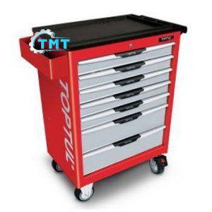 Bộ tủ dụng cụ 7ngăn màu đỏ 157 chi tiết Toptul GCAJ0059