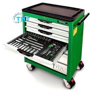 Bộ tủ dụng cụ 7 ngăn xanh 261 chi tiết Toptul GV-26105