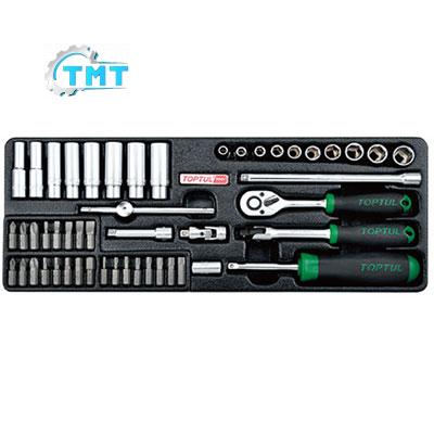 Bộ tuýp lục giác 50 chi tiết Toptul GCAT5003 1/4" 1 Bộ tuýp lục giác 50 chi tiết Toptul GCAT5003 1/4