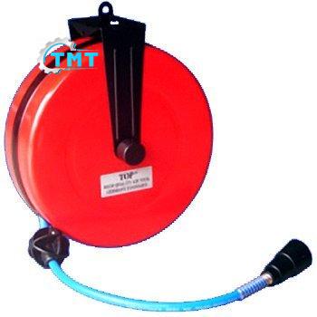 Cuộn ống hơi rút tự động 15m hộp sắt (HR-708C) 1 Cuộn ống hơi rút tự động 15m hộp sắt (HR-708C)