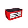 Hộp đồ nghề 3 ngăn chuyên dùng thế hệ mới TOPTUL TBAF0302 (màu đỏ)
