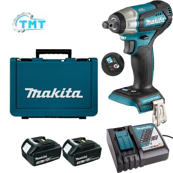 Máy siết bu lông dùng Pin Makita DTW181RFE 1 Máy siết bu lông dùng Pin Makita DTW181RFE