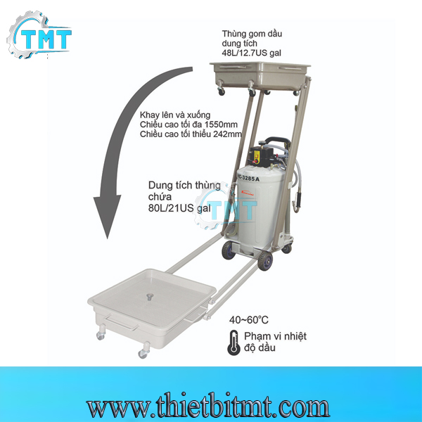 Thiết bị hứng hút nhớt (khay hứng nằm) HPMM HC-3285A 1 Thiết bị hứng hút nhớt (khay hứng nằm) HPMM HC-3285A