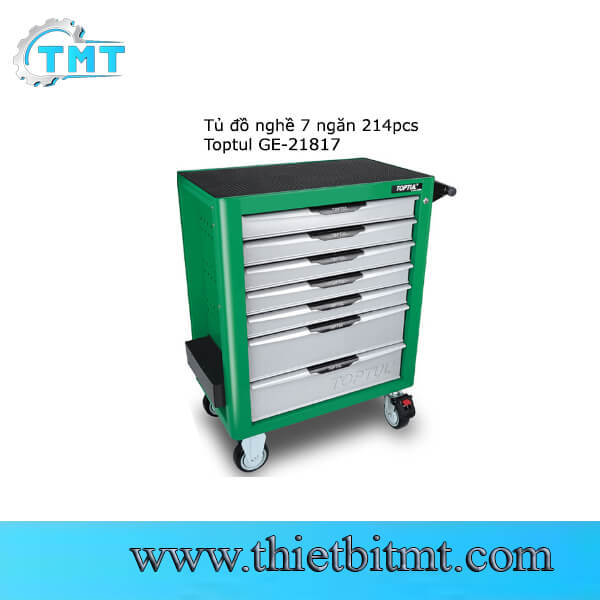 Tủ đồ nghề sửa chữa 7 ngăn 2184pcs Toptul GT-21817 1 Tủ đồ nghề sửa chữa 7 ngăn 2184pcs Toptul GT-21817