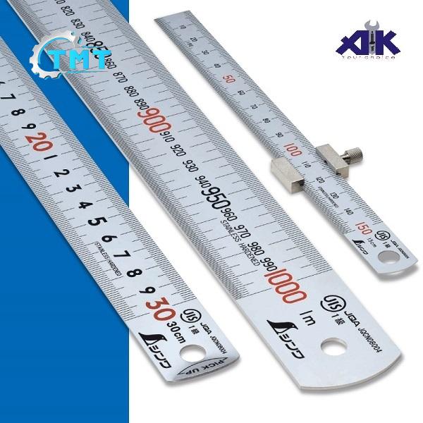 Thước thép thẳng Shinwa 14001 1 Thước thép thẳng Shinwa 14001