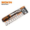12 chi tiết Bộ tuýp 1/2 inch 10-22mm INDUSTRIAL Wokin 154830