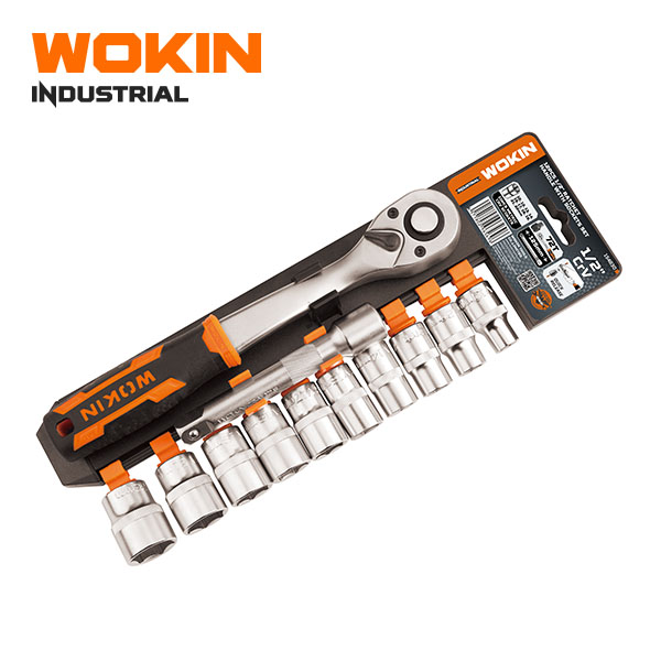 12 chi tiết Bộ tuýp 1/2 inch 10-22mm INDUSTRIAL Wokin 154830 1 12 chi tiết Bộ tuýp 1/2 inch 10-22mm INDUSTRIAL Wokin 154830
