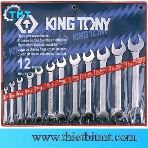 Bộ cờ lê 2 đầu miệng 12 chi tiết hệ inch Kingtony 1112SR