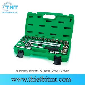 Bộ dụng cụ cầm tay 1/2” 28pcs TOPTUL GCAI2801