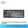 Bộ tuýp 6 cạnh 1/2 và cờ lê hình sao 24 chi tiết JTC K4241 3 Bộ tuýp 6 cạnh 1/2 và cờ lê hình sao 24 chi tiết JTC K4241