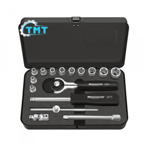 1/4'' Bộ tuýp lục giác hệ mét 16 chi tiết Matador 2115 9162