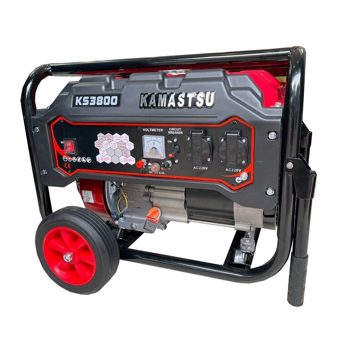 Máy Phát Điện Chạy Xăng 2Kw Kamastsu KS2800E 1 Máy Phát Điện Chạy Xăng 2Kw Kamastsu KS2800E
