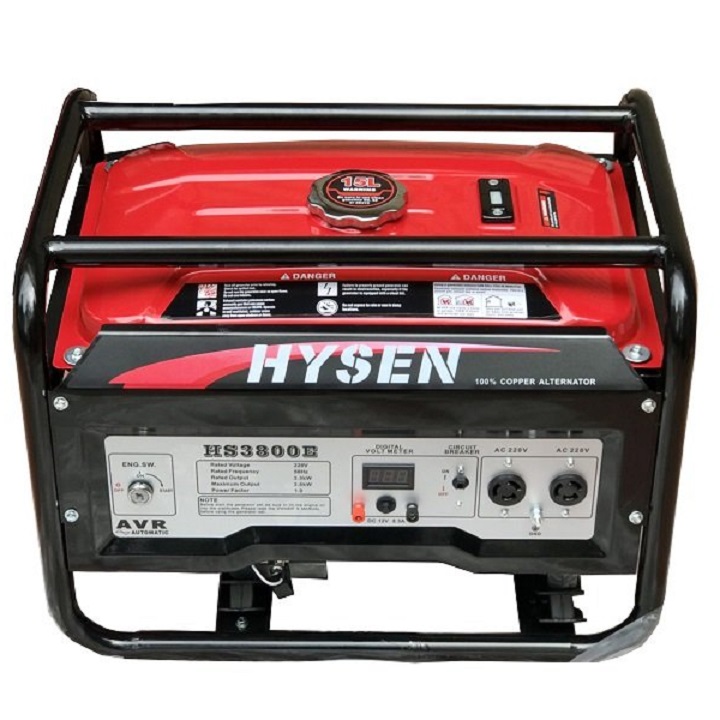 Máy Phát Điện Chạy Xăng 3kw Hysen HS3800E 1 Máy Phát Điện Chạy Xăng 3kw Hysen HS3800E