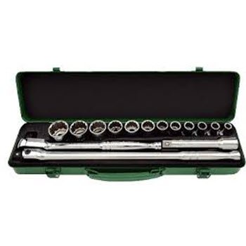 Hộp tuýp lục giác bóng 1/2" 15 món Toptul GCAD1508 1 Hộp tuýp lục giác bóng 1/2