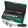 Hộp tuýp lục giác mờ 1/4" 17 chi tiết Toptul GCAD1702 3 Hộp tuýp lục giác mờ 1/4