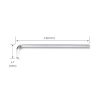 Lục giác chữ L (dài) 17mm TOPTUL AGAE1734 3 Lục giác chữ L (dài) 17mm TOPTUL AGAE1734