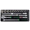 1/2" Bộ tuýp bông hệ inch 25 món TOPTUL GCAT2506 2 1/2
