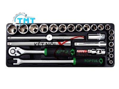 1/2" Bộ tuýp bông hệ inch 25 món TOPTUL GCAT2508 1 1/2