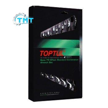 Bộ cờ lê vòng miệng 75 độ mờ 8 món Toptul GAAE0811 1 Bộ cờ lê vòng miệng 75 độ mờ 8 món Toptul GAAE0811
