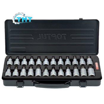 Bộ đầu vít lục giác 1/2" 24 món (Hộp đen) Toptul GBA2414 1 Bộ đầu vít lục giác 1/2