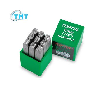 Bộ đóng số 9 chi tiết số Toptul NGAW0903 1 Bộ đóng số 9 chi tiết số Toptul NGAW0903