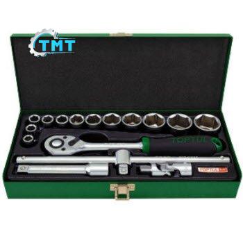 Bộ tuýp lục giác bóng 1/2" 16 món Toptul GCAD1605 1 Bộ tuýp lục giác bóng 1/2