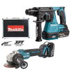 Bộ máy khoan, máy mài góc dùng Pin Makita DLX2161X 2 Bộ máy khoan, máy mài góc dùng Pin Makita DLX2161X