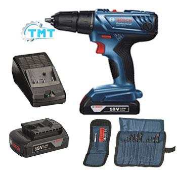 Máy khoan búa vặn vít dùng PIN Bosch GSB 180-LI 1 Máy khoan búa vặn vít dùng PIN Bosch GSB 180-LI
